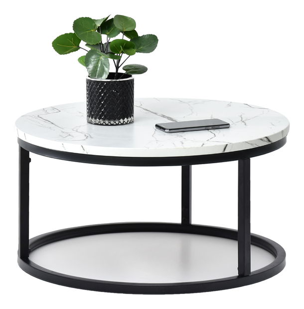 Konferenční stolek Kolja Stolek S (bílá + černá)