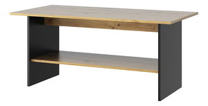 Konferenční stolek Bobbie (dub artisan + černá)