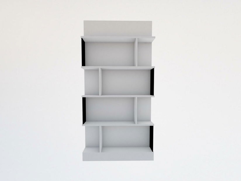 Regál Dibedu (bílá)