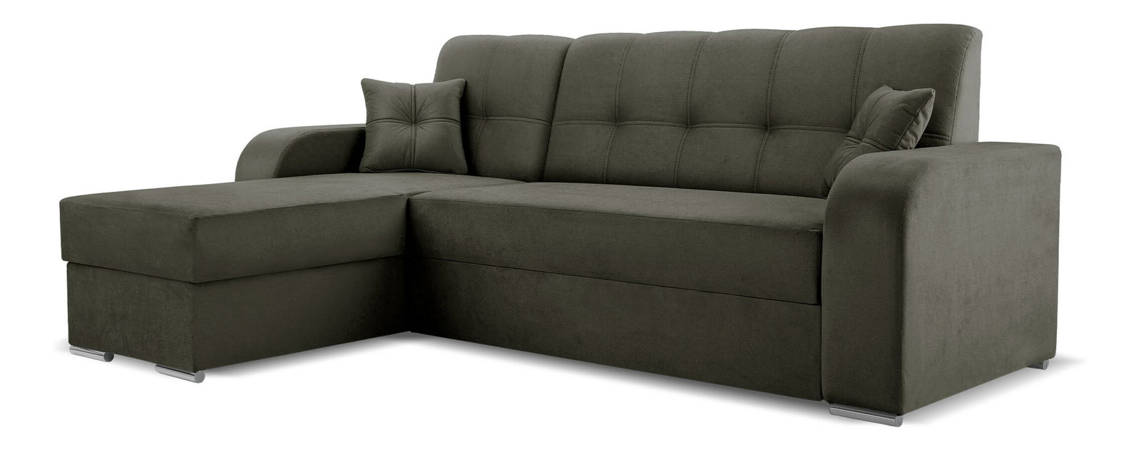 Rohová sedací souprava Ottawa (grafit) (L)