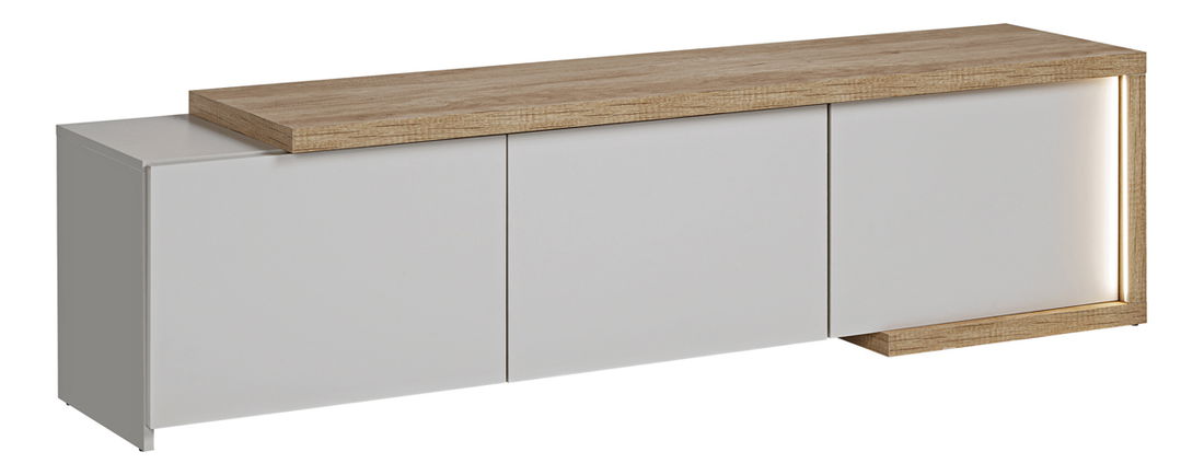 TV stolek/skříňka Dares F01 (dub grand přírodní + kašmír)