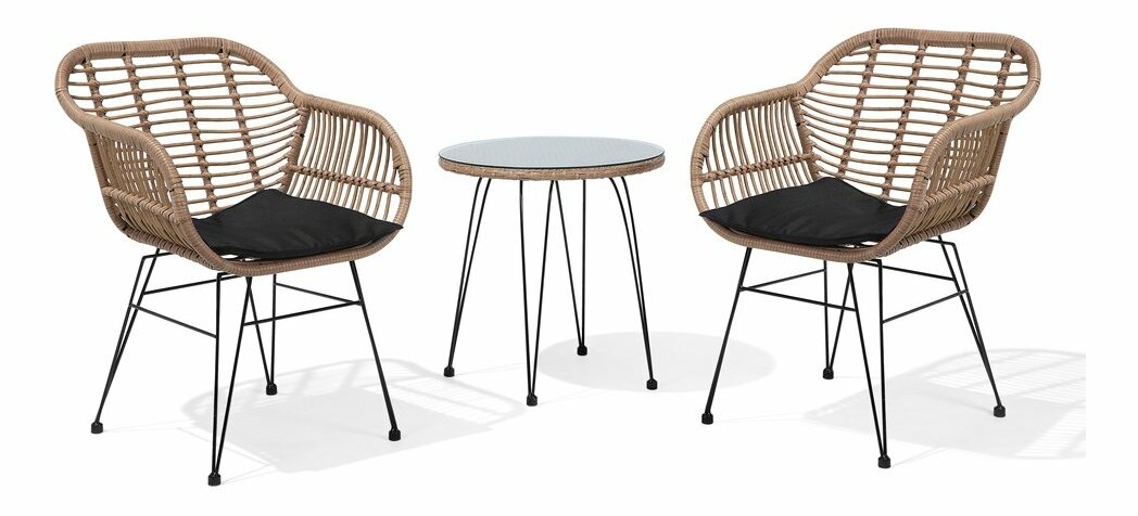 Zahradní set Tropico (světle hnědá)