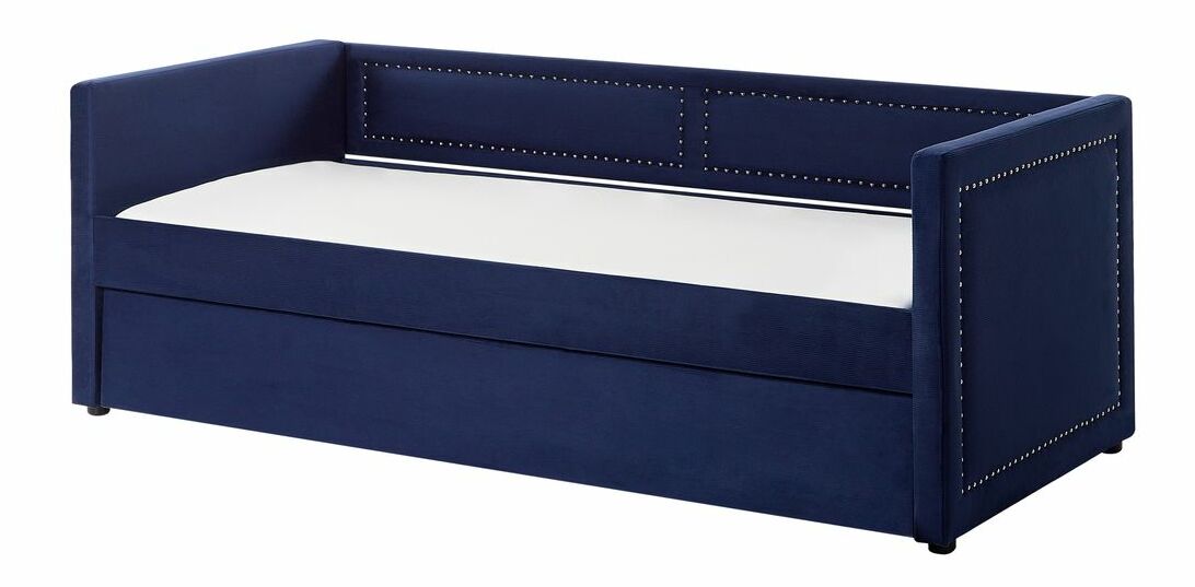 Jednolůžková postel 200 x 90 cm Mimza (modrá)