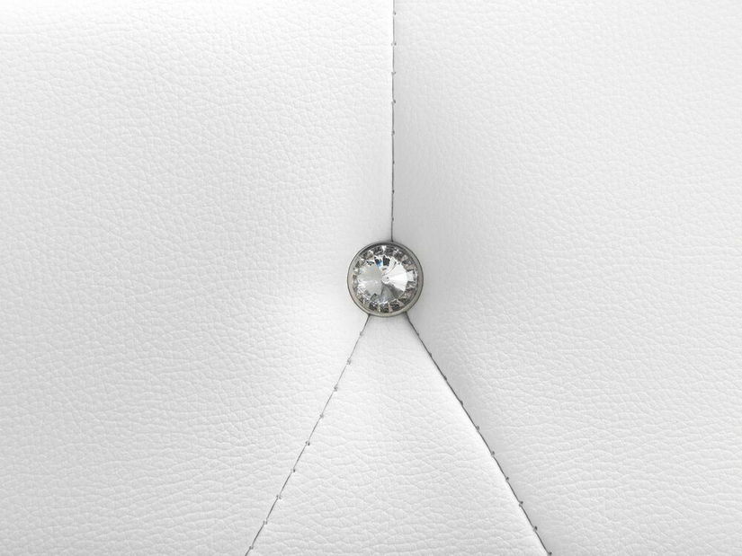 Manželská postel 140 cm MATH (s roštem) (bílá)