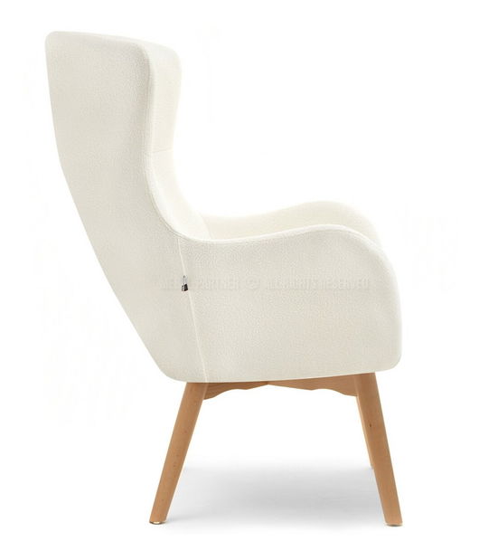 Křeslo Léto (bílá + černá)