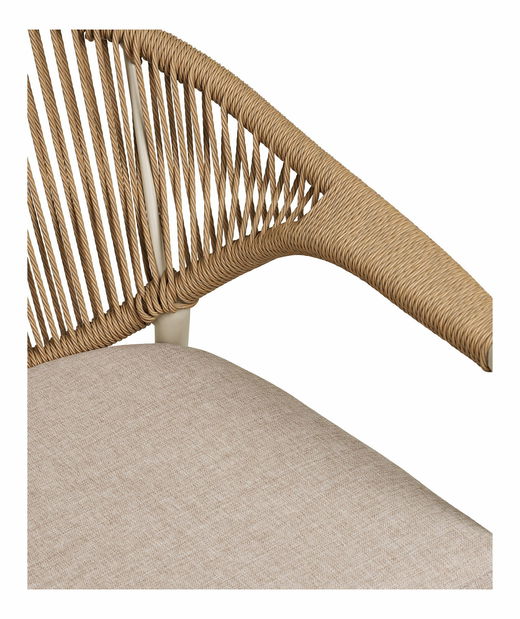 Zahradní židle Abelia 1 (písková + přírodní)