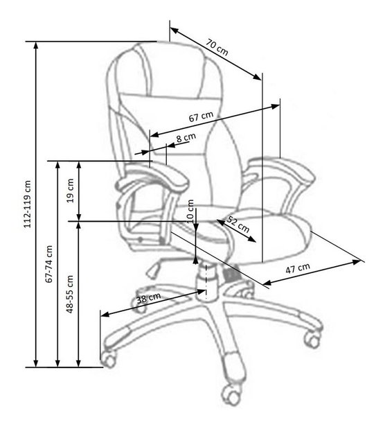 Kancelářské křeslo Delpha béžová