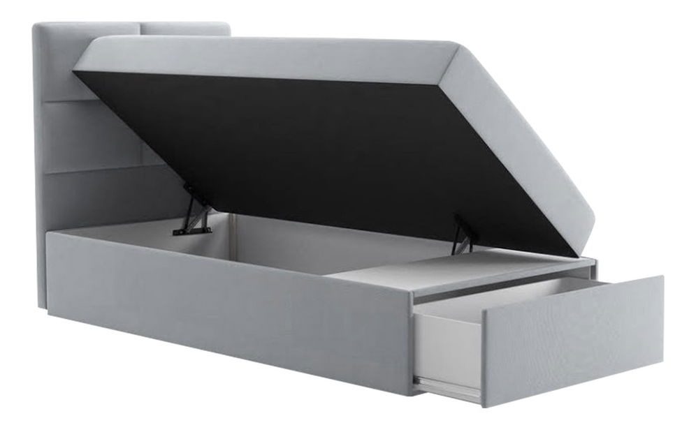 Jednolůžková postel 90cm Hills 1 (bílá)