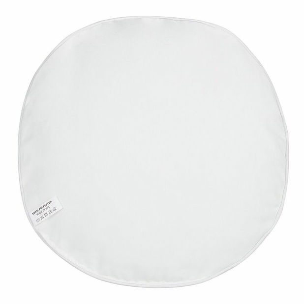 Sada 2 ozdobných polštářů ⌀ 40 cm Torbo (bílá)