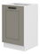 Dolní kuchyňská skříňka pod dřez Lucid 50 ZL 1F BB (claygrey + bílá)