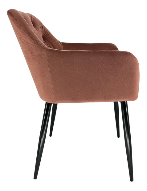 Set 2ks jídelních židlí Satya (tmavě růžová)