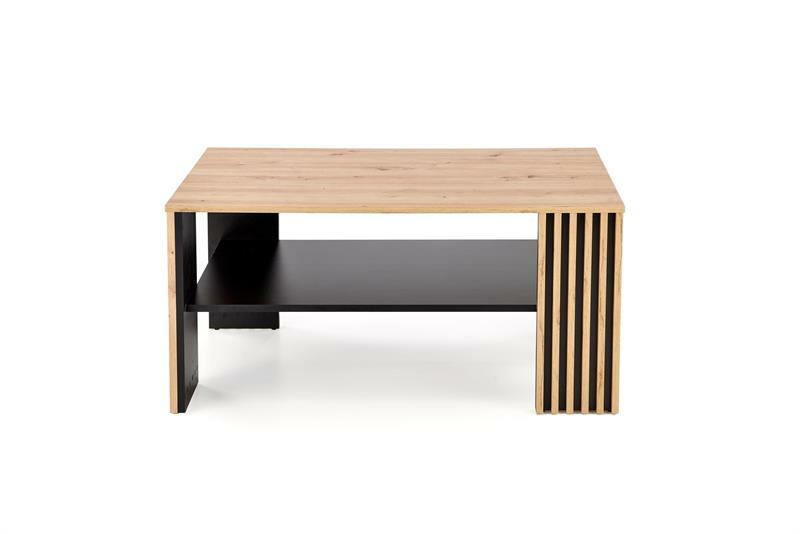 Konferenční stolek Femme (dub artisan + černá)