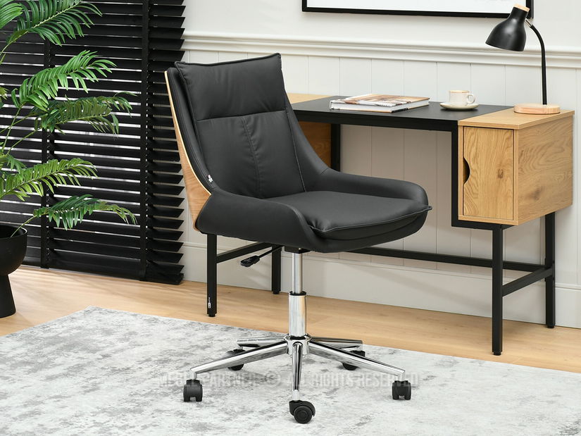 Kancelářské křeslo Leoss (černá)