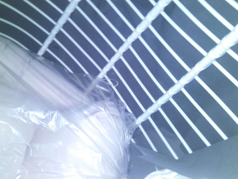 Závěsné křeslo se stojanem FENI (kov) (bílé) *bazar