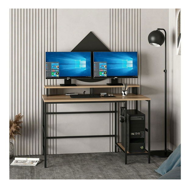 PC stolek Grana 2 (zlatá + černá)