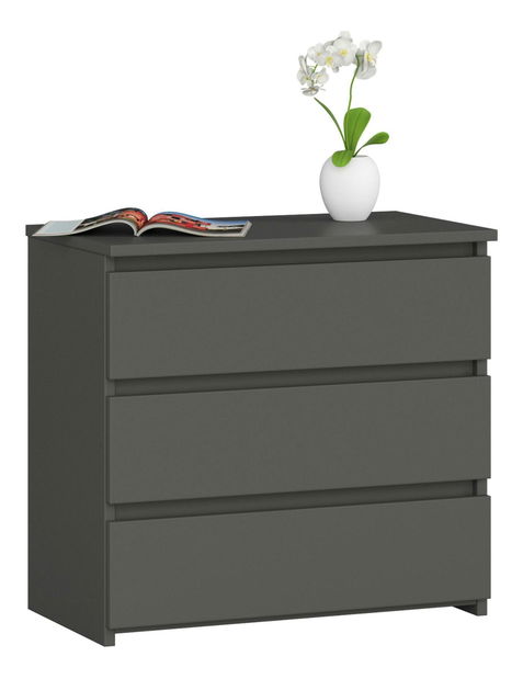 Komoda Cleania CL3 (šedý grafit)