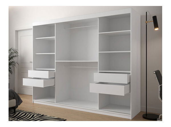 Šatní skříň Reforzarlas (černá + dub artisan)