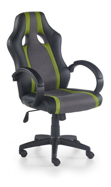 Kancelářské křeslo Radix (šedá + zelená)