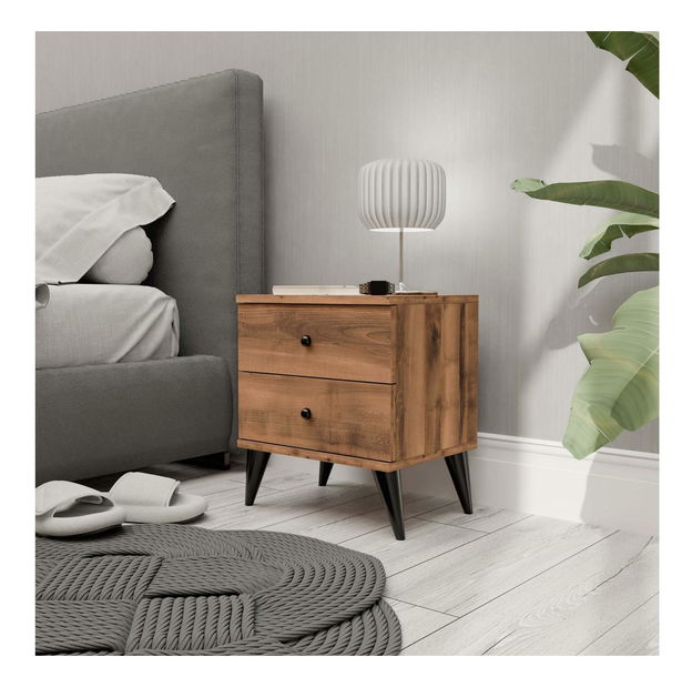 Noční stolek Modem 3724 (ořech)