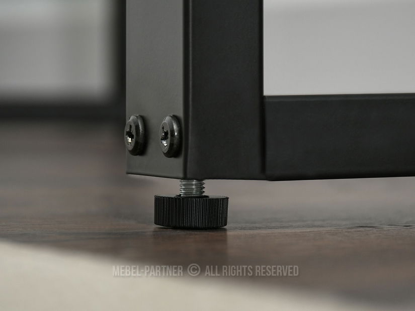 Konzolový stolek Ines (ořech + černá)