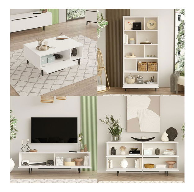 Sestava nábytku do obývacího pokoje Ontario W (bílá)