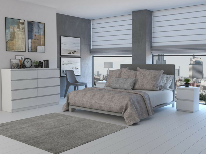 Komoda Musecalo 7 140 (bílá)