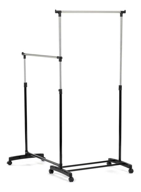 Věšák na kolečkách Galan (černá)