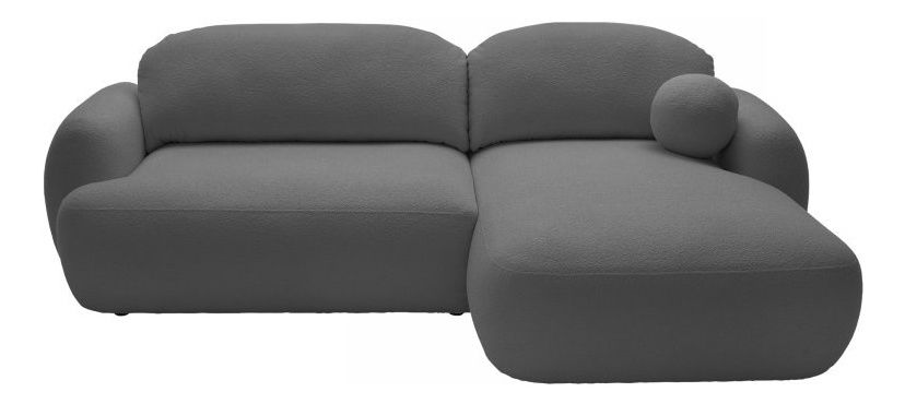Rohová sedací souprava Monty (tmavě šedá)