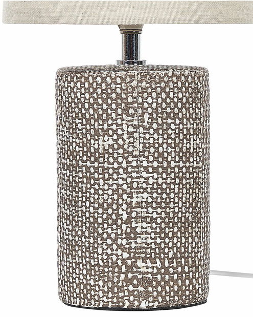 Stolní lampa Ideza (hnědá)