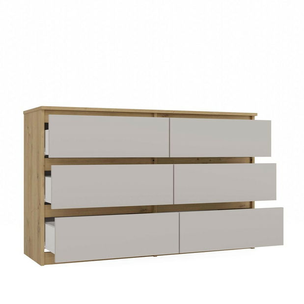 Komoda Musecalo 6 120 (antracit + kašmír)