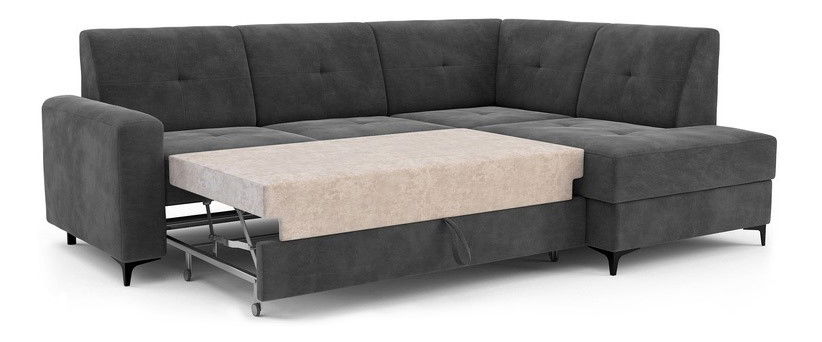 Rohová sedačka Scandal (tmavě šedá) (P)