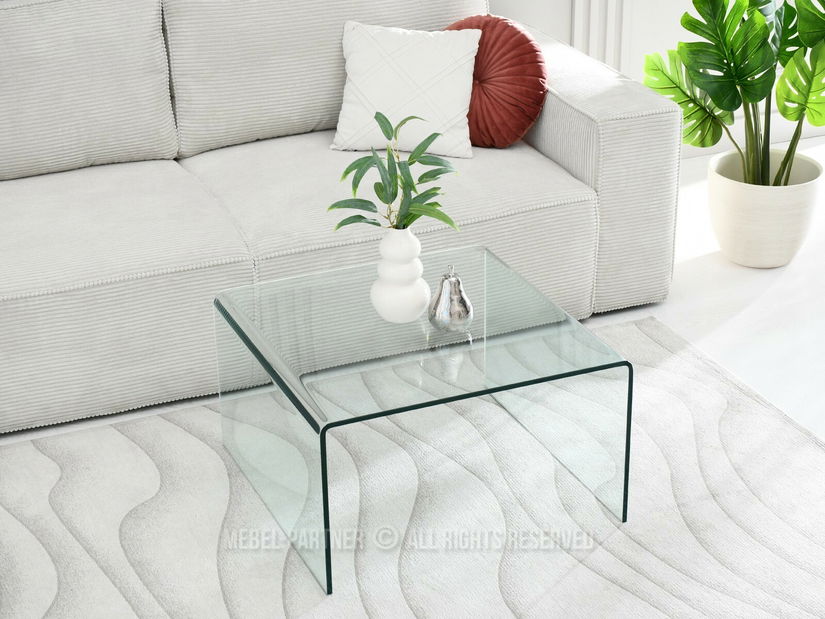 Konferenční stolek Jarwis Xl (transparentní)