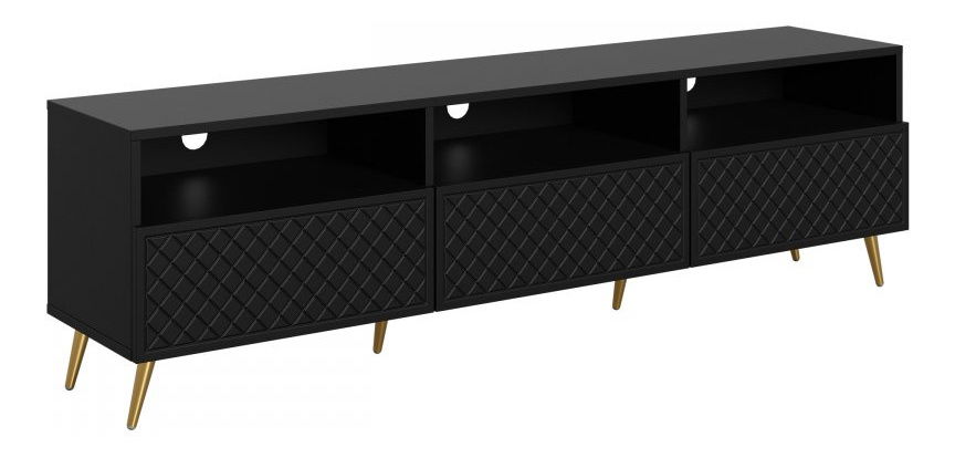 TV skříňka/stolek Baranto 3K (černá)