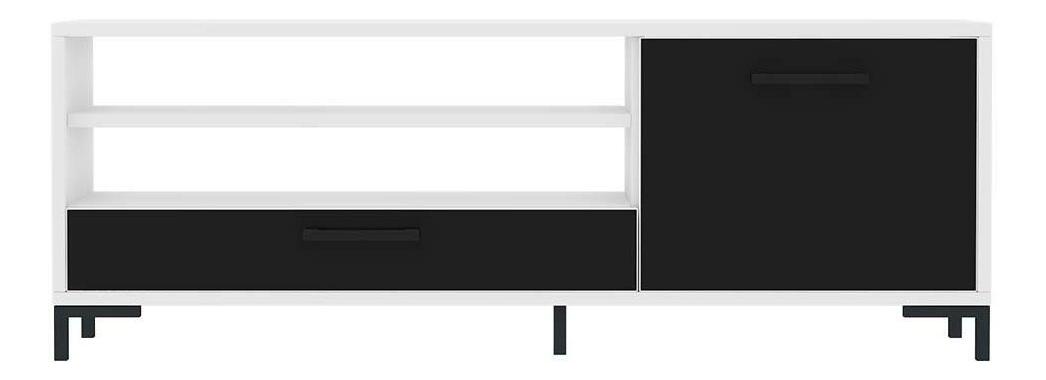 TV skříňka/stolek Cascade (bílá + černá)