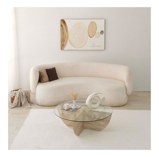 Konferenční stolek Lost (travertin)