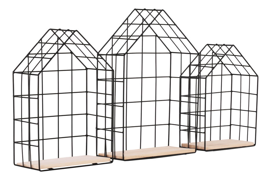 Set poliček Azarea (3 ks.)