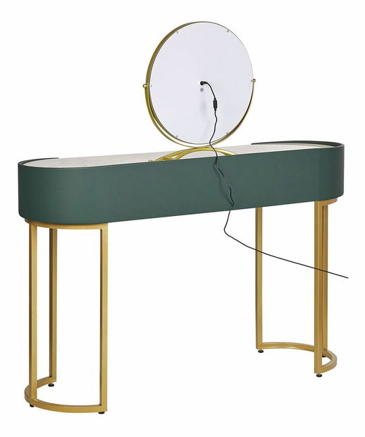 Toaletní stolek Viay (zelená)