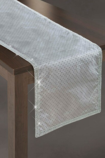 Ubrus 33X140 cm Adrin (metalická) (1 ks)