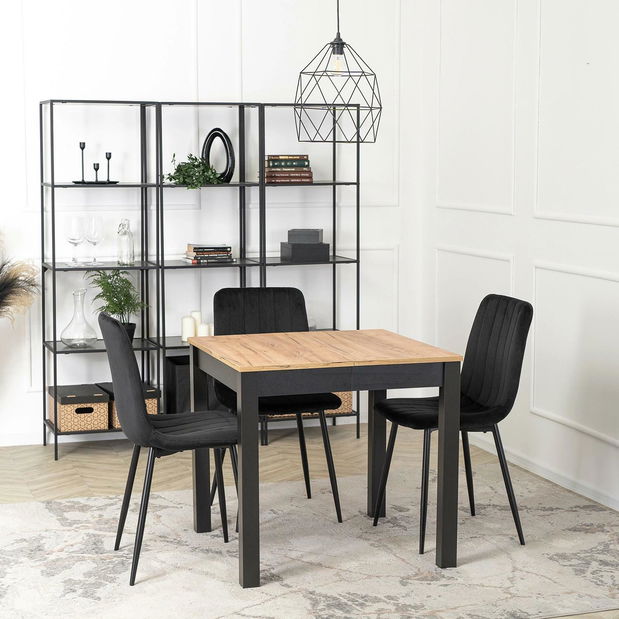 Rozkládací jídelní stůl Bombardier (dub craft zlatý) (pro 4-10 osob)