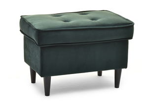 Taburetka Muriera (zelená + bílá)