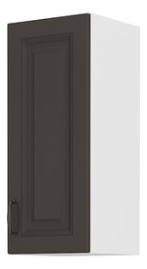 Horní kuchyňská skříňka Sheila 30 G 72 1F (bílá + grafit)