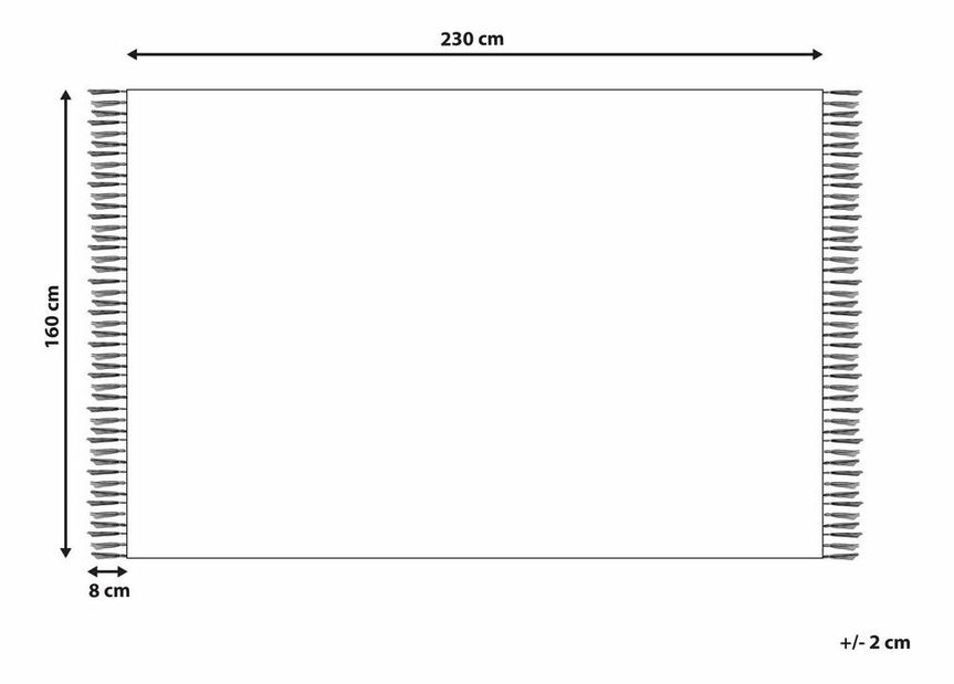 Koberec 160 x 230 cm Nora (vícebarevná)