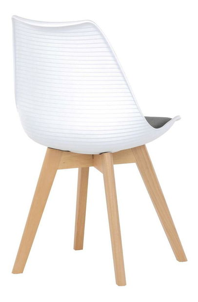 Jídelní židle Consulares (bílá + šedá)