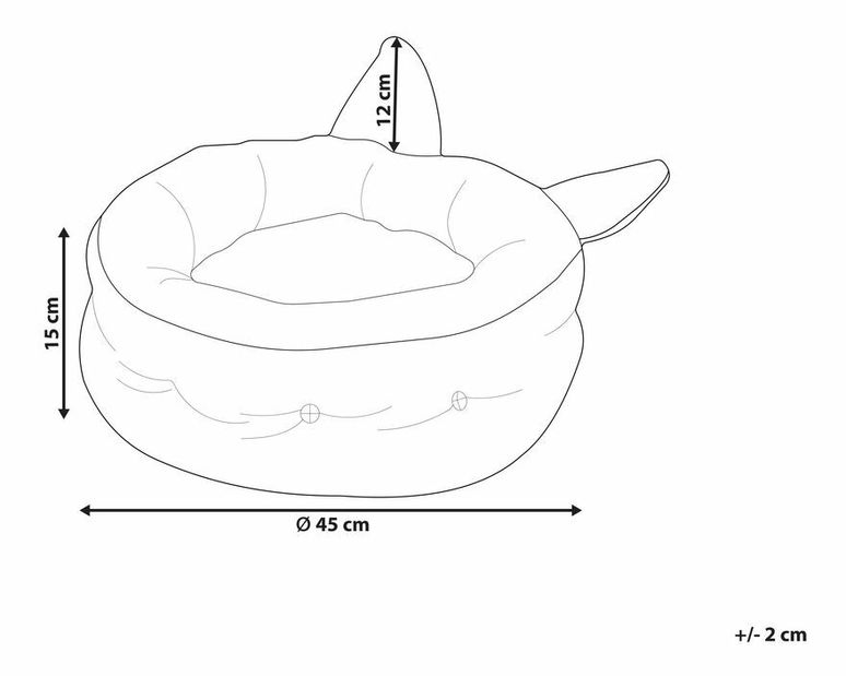 Pelíšek Kepza (šedá)