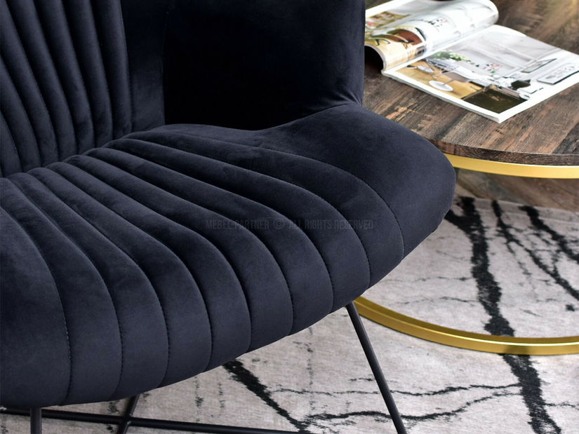 Relaxační křeslo Nuttshell (černá)