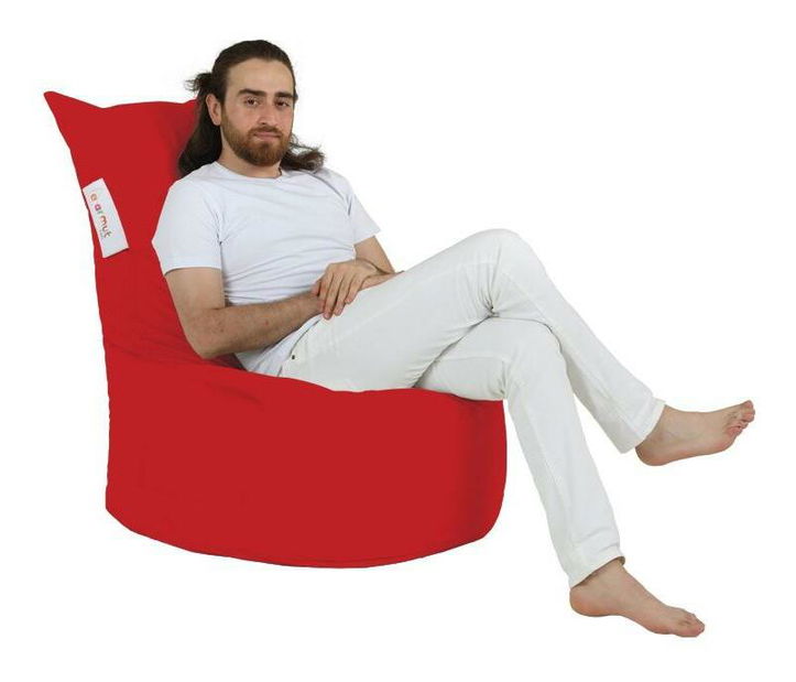 Sedací pytel Beemin (červená)