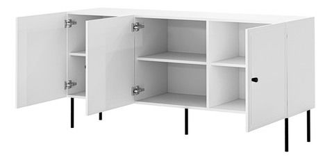 Skříňka Godzes Bis 150 3D (bílá + černá)