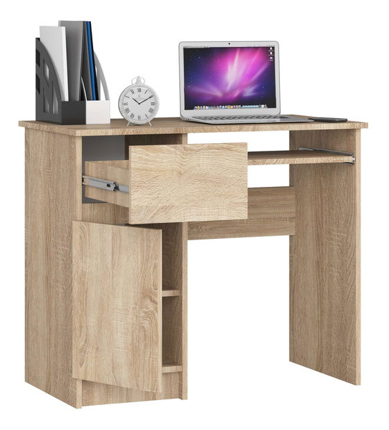 PC stolek Bhaskar (dub sonoma) (L)
