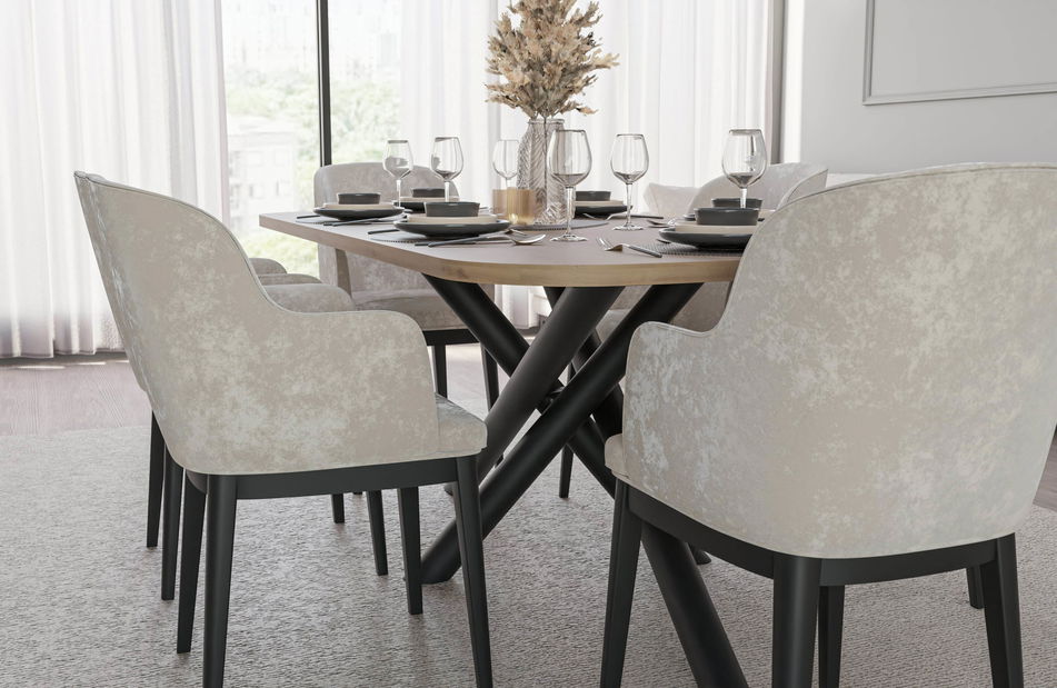 Jídelní stůl Ossla (dub artisan)