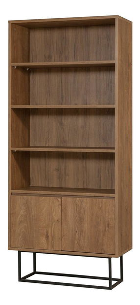 Souprava nábytku do obývacího pokoje Laxi 24 (ořech + černá)